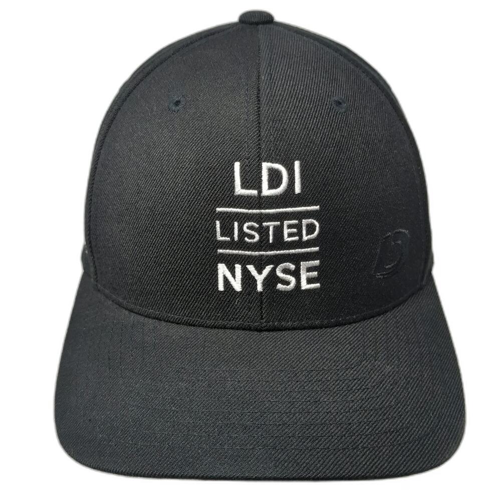 Sport-Tek Snapback Black One Size LDI NYSE Listed LoanDepot Logo Corporate Hat
